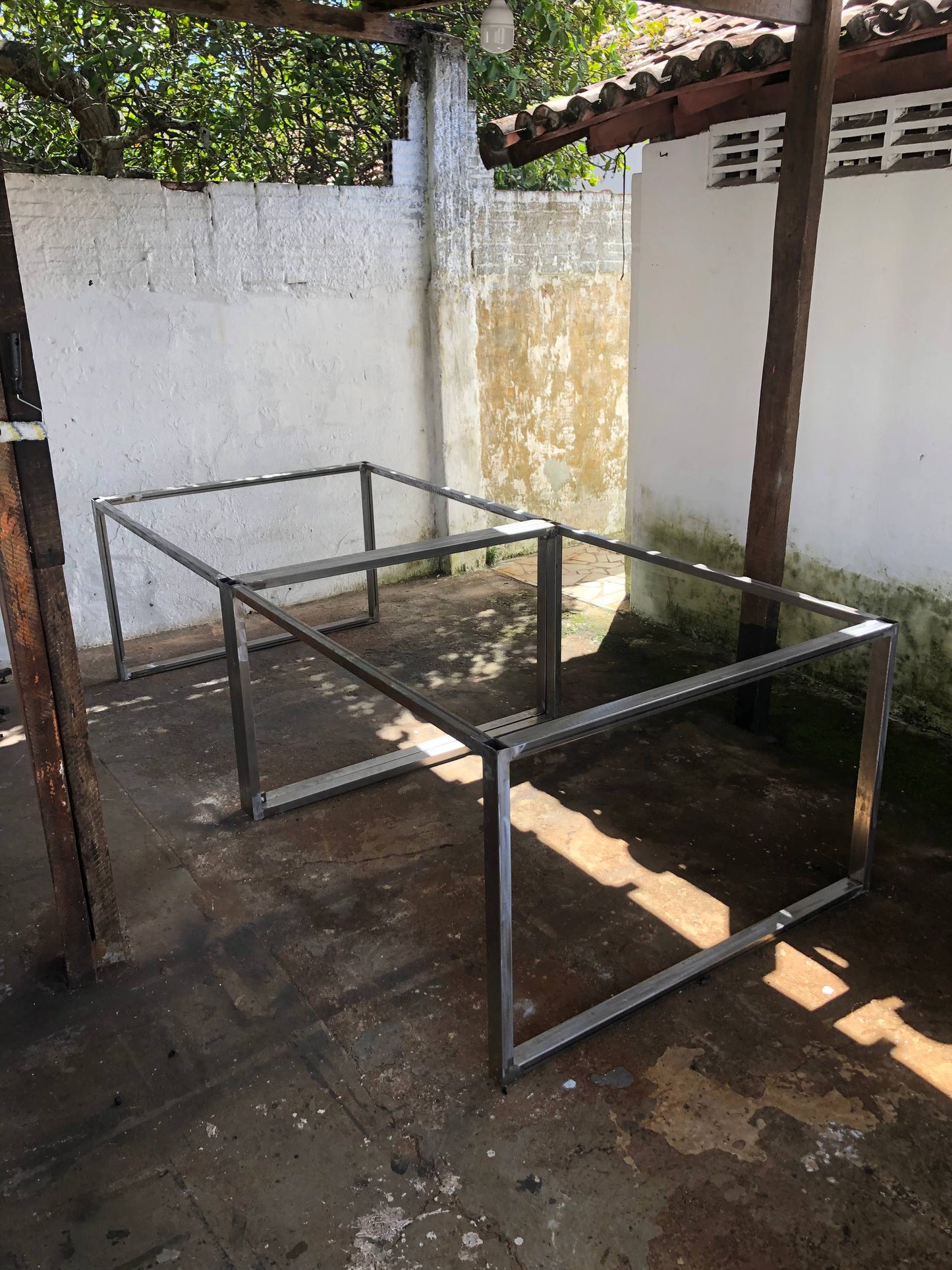 Mesa de Reunião Industrial 250x100cm - MDF 30mm