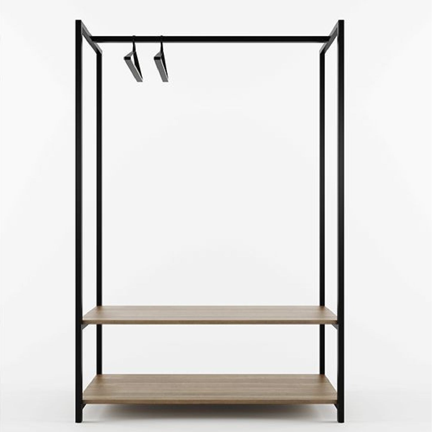 Arara com Sapateira Inferior – Metalon 30x30mm | 1,00m - Design Moderno