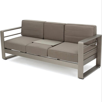 Sofá Industrial 3 Lugares – Metalon 50x20mm Estilo Minimalista