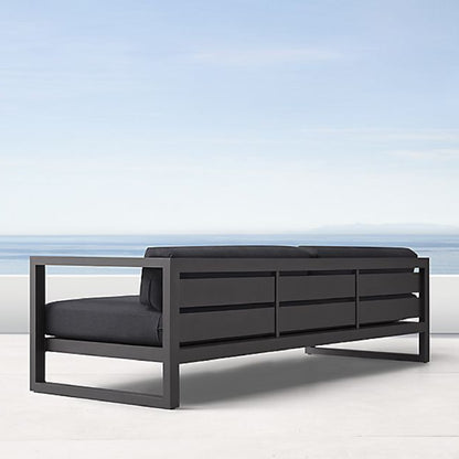 Sofá Industrial 3 Lugares – Metalon 50x20mm Estilo Minimalista