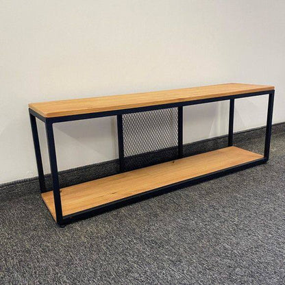 Rack Industrial 200x50x60cm em Metalon e Madeira Pinus