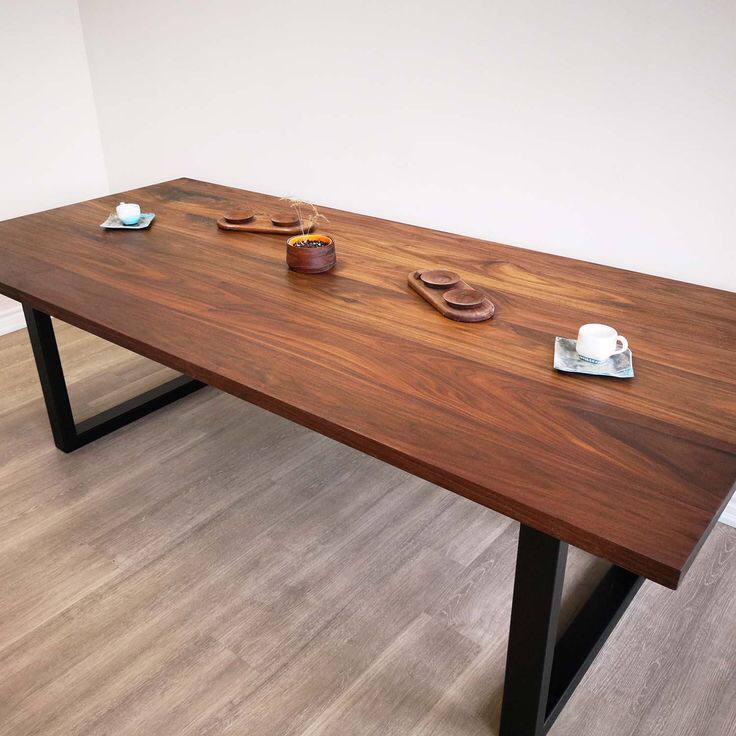 Mesa Industrial em Pinus 160x60cm | Mesa Longa em Aço Industrial Reforçado