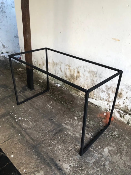 Base de Mesa Industrial 120x60 em Aço Metalon