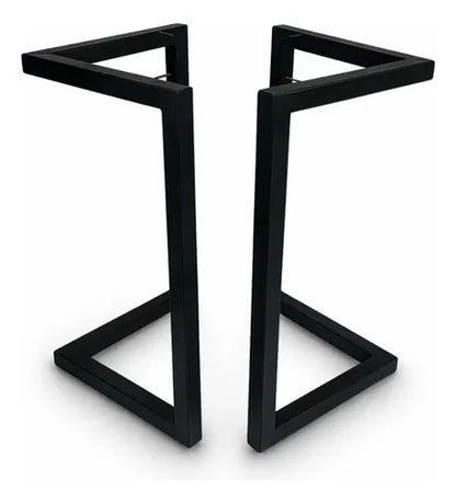 Base de Mesa Industrial Tipo V  em Aço Reforçado