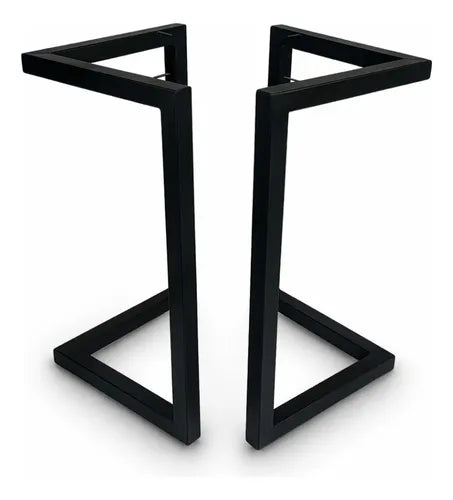 Base de Mesa Industrial Tipo V  em Aço Reforçado