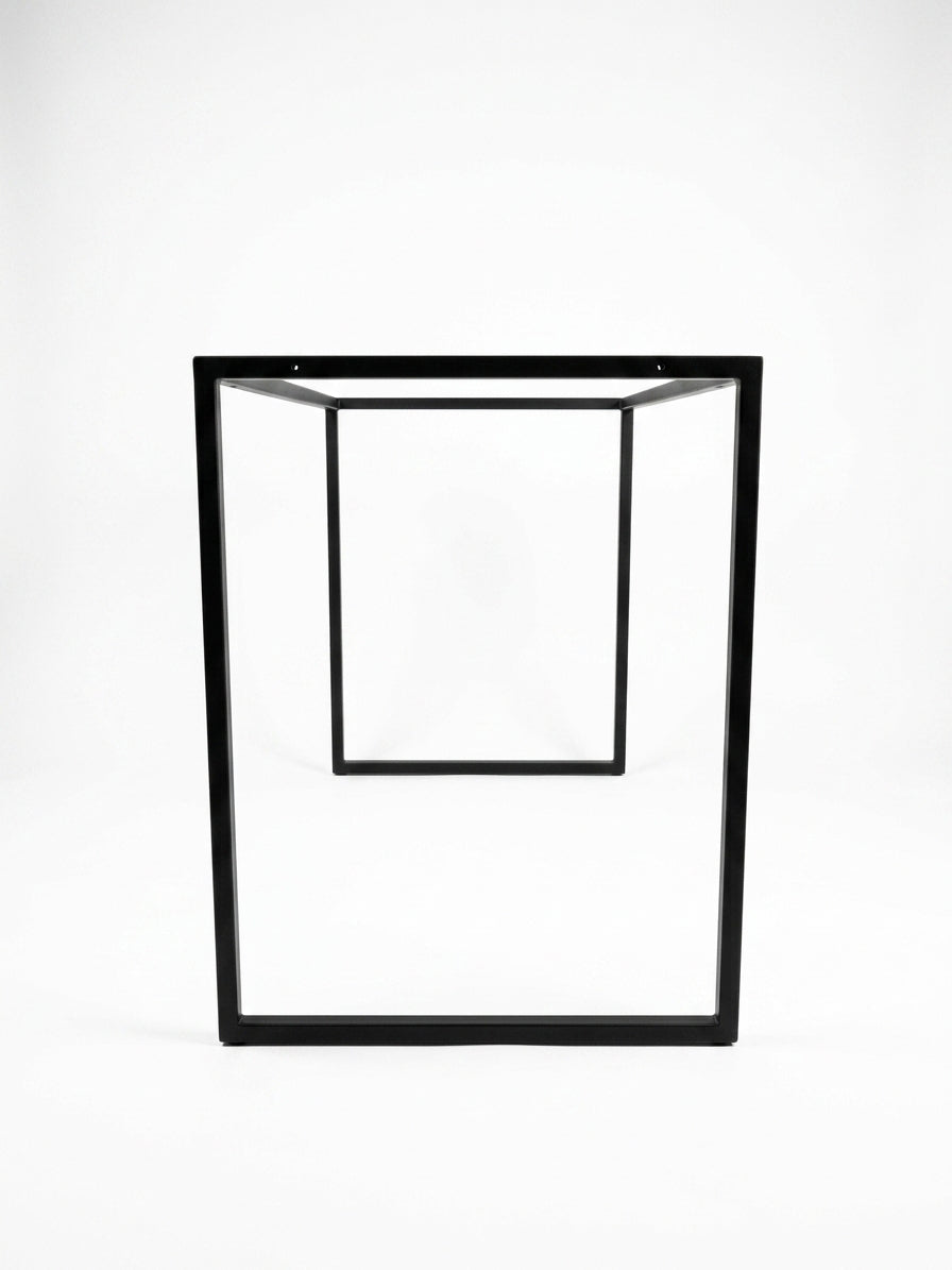 Base de Mesa Industrial 120x60 em Aço Metalon