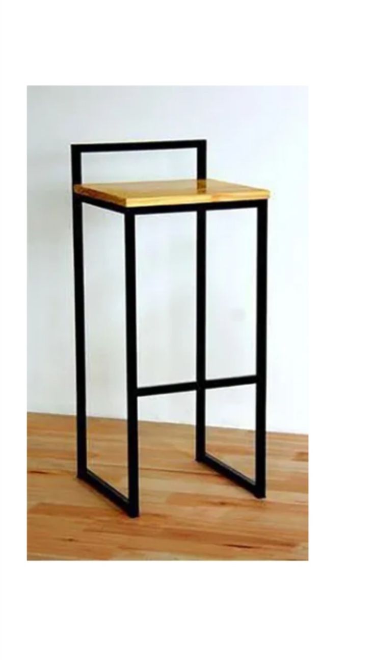 Banqueta com Encosto – Metalon 20x20mm com Assento Largo